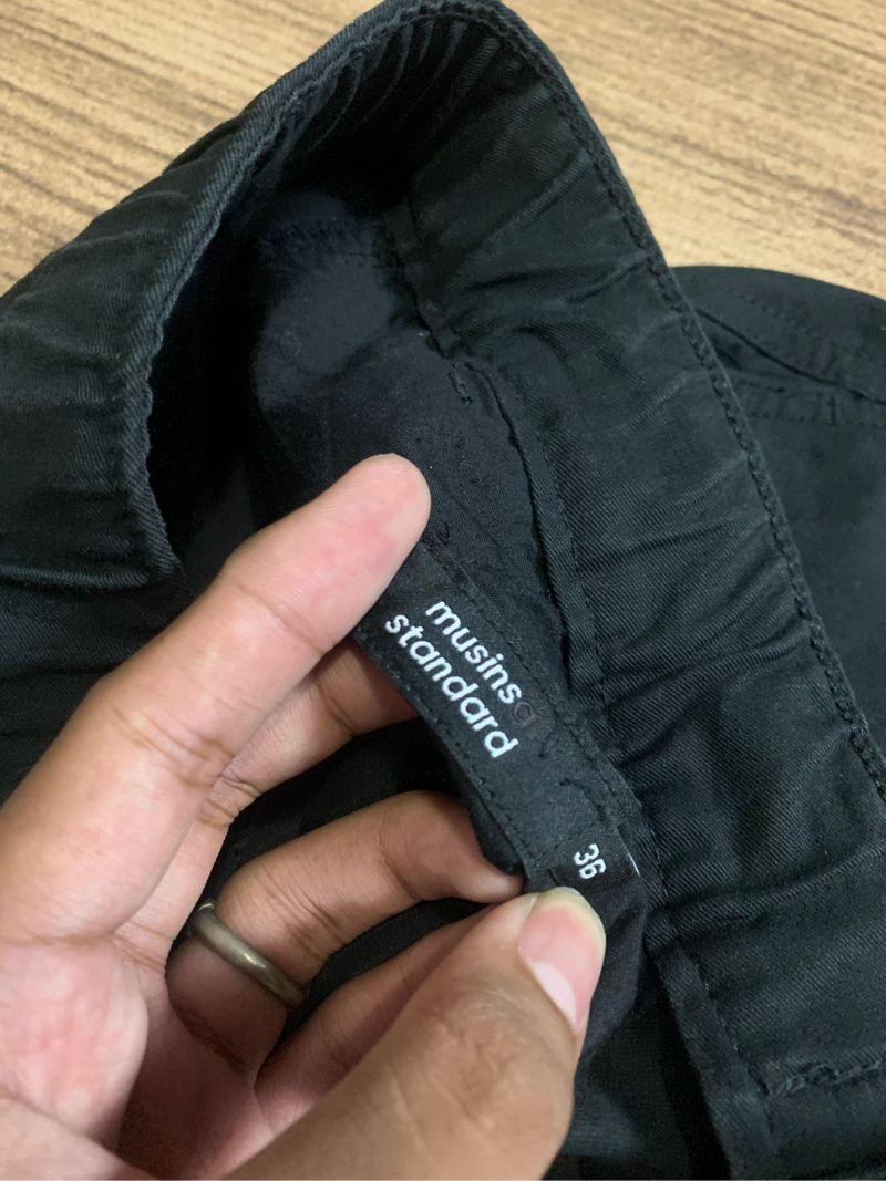 MUSINSA STANDARD Y2K Gorpcore Tracksuit Pria black, foto 4