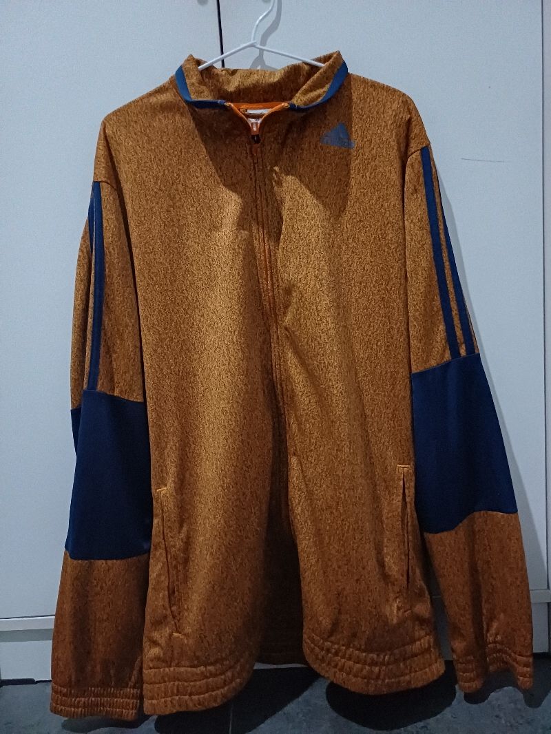Adidas Sportswear Bomber jacket Pria orange, foto 2