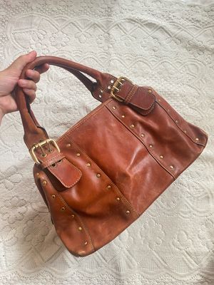 Vintage Y2K Shoulder bag Wanita brown