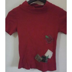 Casual Shirt Wanita red