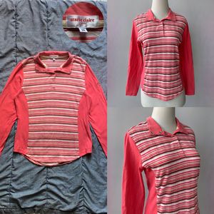 Japanese brand Biker Sportswear Shirt Wanita pink