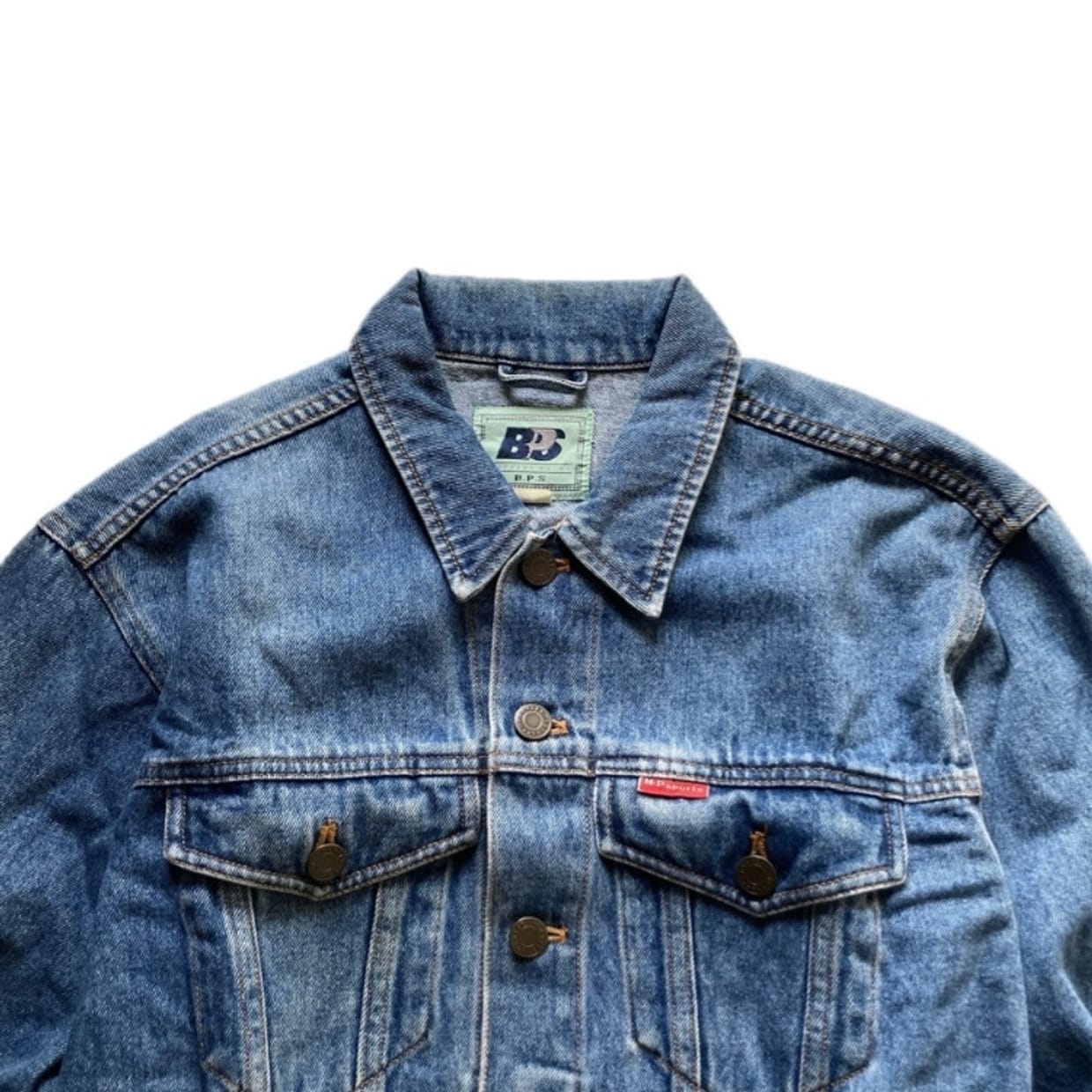 Vintage Denim jacket Pria blue, foto 2
