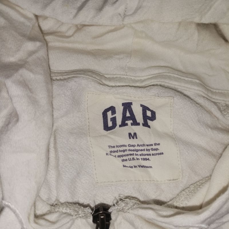 GAP Casual Hoody Pria white, foto 4