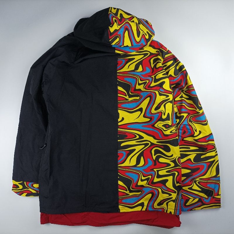 Casual Parka Pria red yellow, foto 3