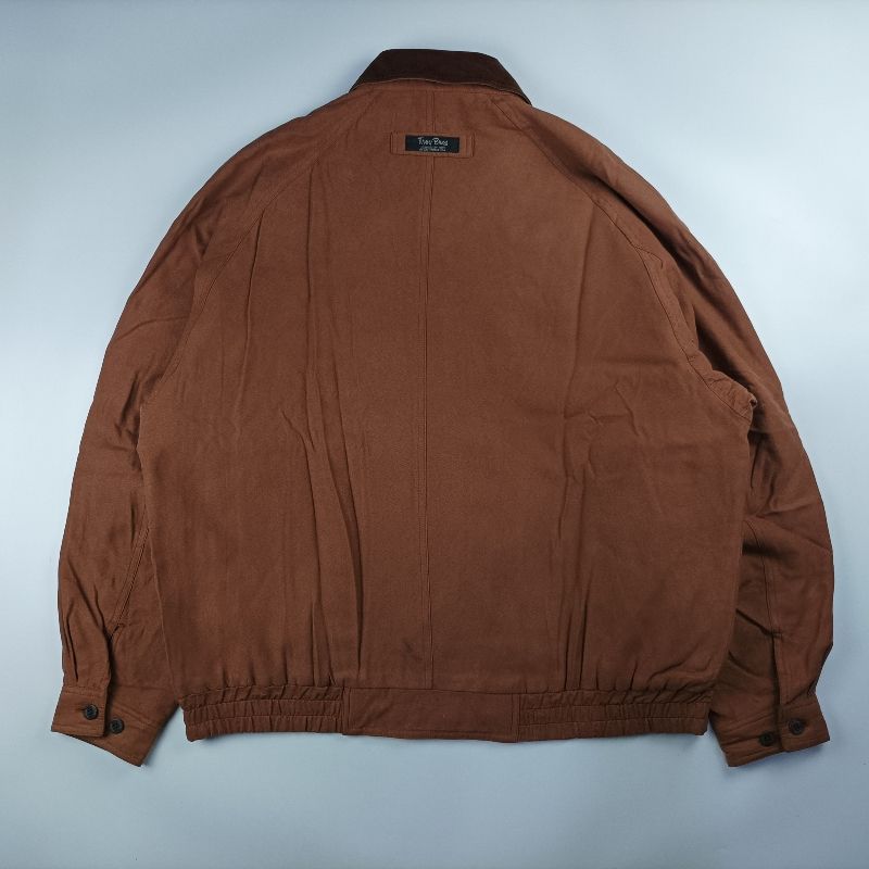 Vintage Casual Bomber jacket Pria brown, foto 2