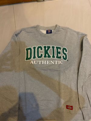 Dickies Streetwear Casual Sweater Pria green gray