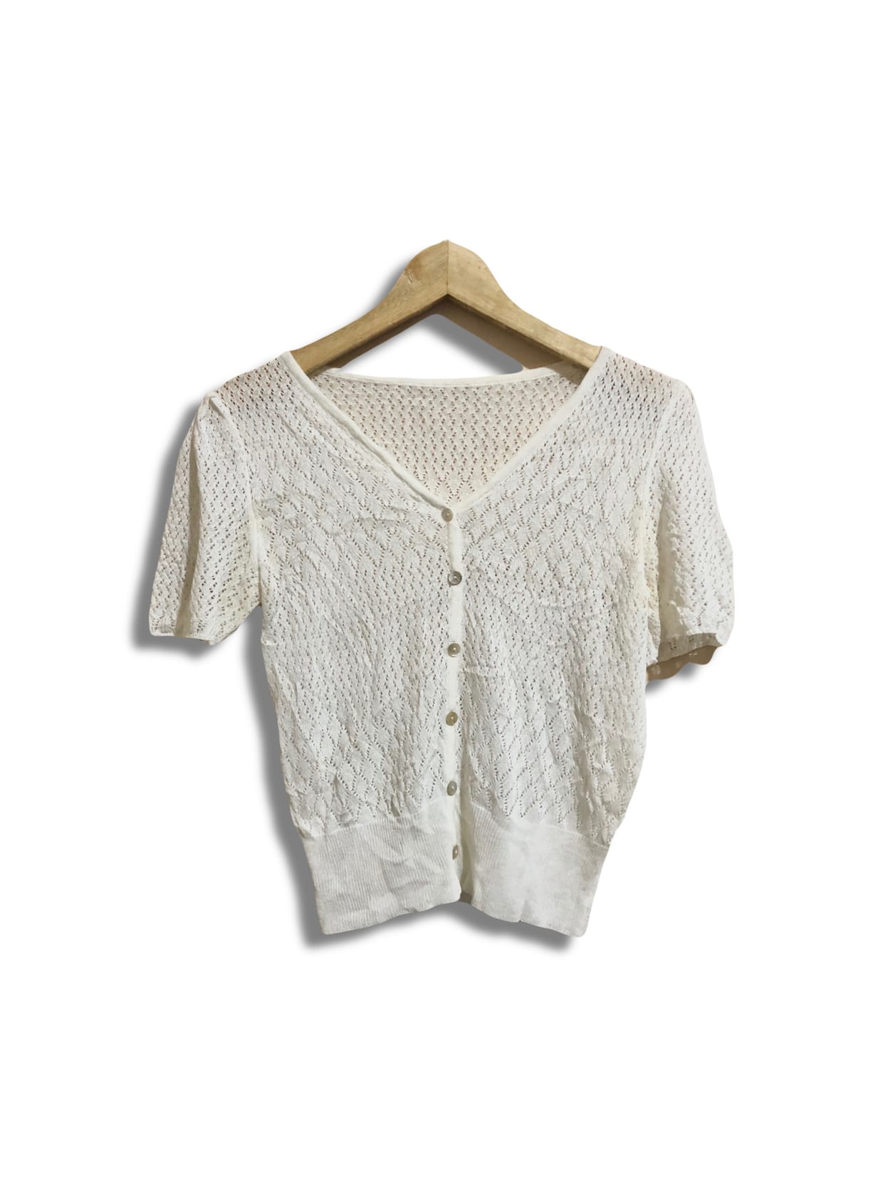 Casual Cardigan Wanita white