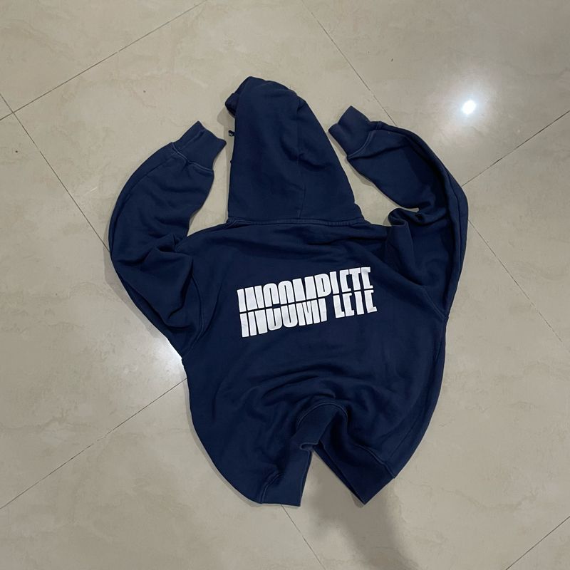 Casual Hoody Pria navy, foto 3