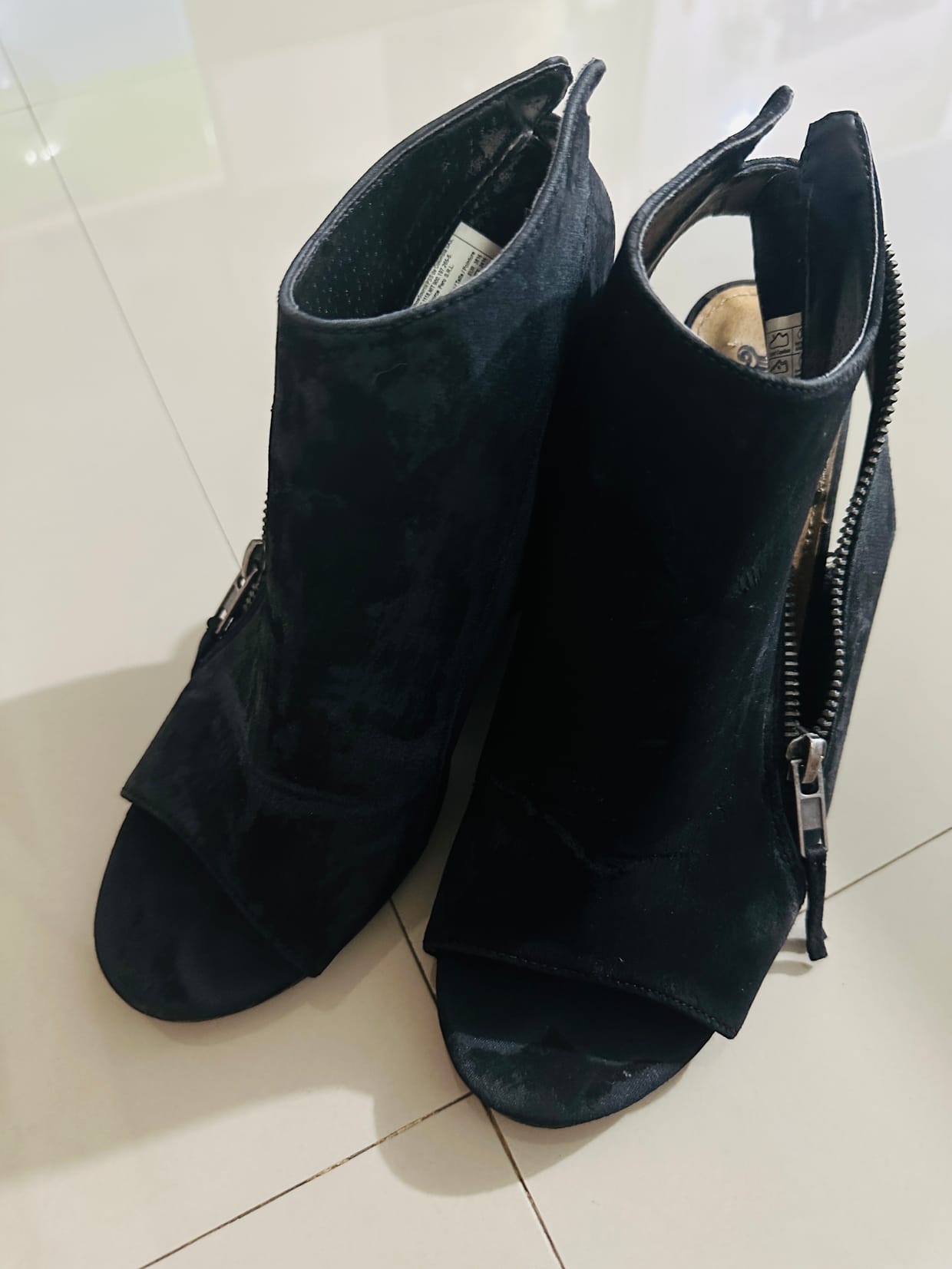 Casual Muslim Heels Wanita black