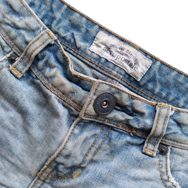 Goth Emo Short Wanita white navy, foto 8