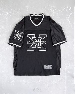 Streetwear Y2K Jersey Wanita white black