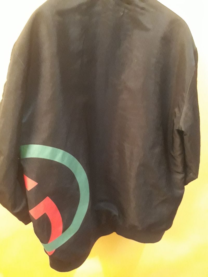 Gucci Casual Bomber jacket Pria navy black, foto 2