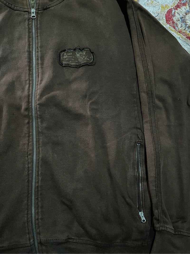 Y2K Grunge Hoody Pria brown, foto 2
