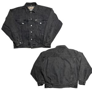 Guess Y2K Denim jacket Pria black gray