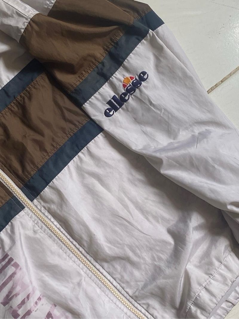 Ellesse Casual Windbreaker Pria white, foto 3