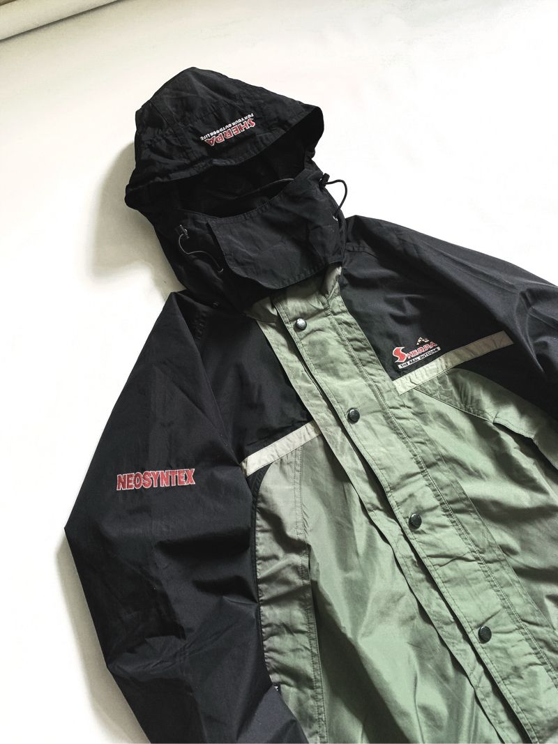 Y2K Gorpcore Track jacket Pria green black, foto 4