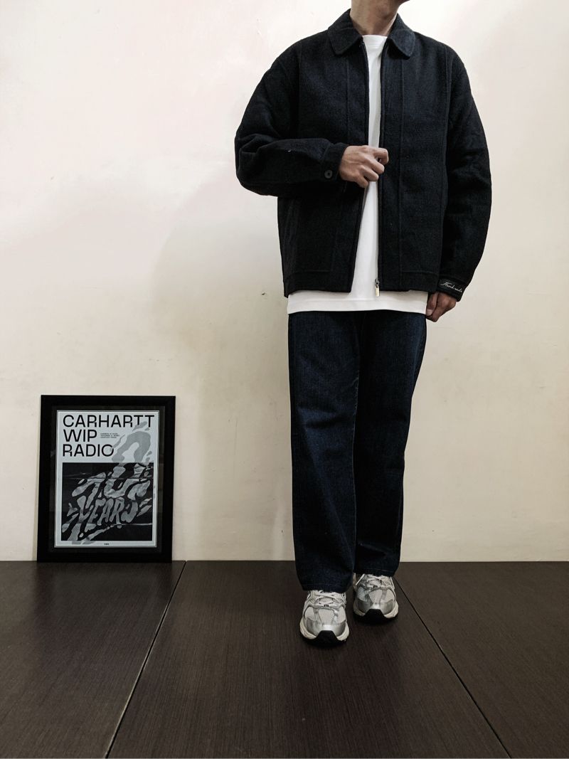 Minimalist Casual Harrington jacket Pria black, foto 2