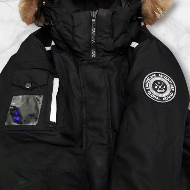 Casual Puffer jacket Pria black, foto 3
