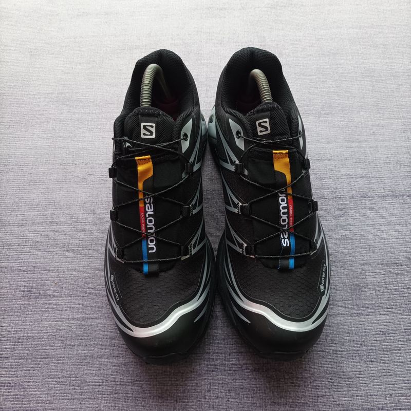 Salomon Gorpcore Casual Sneakers Pria silver black, foto 3