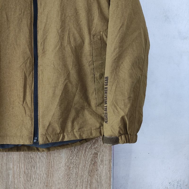 Gorpcore Puffer jacket Pria cream, foto 6