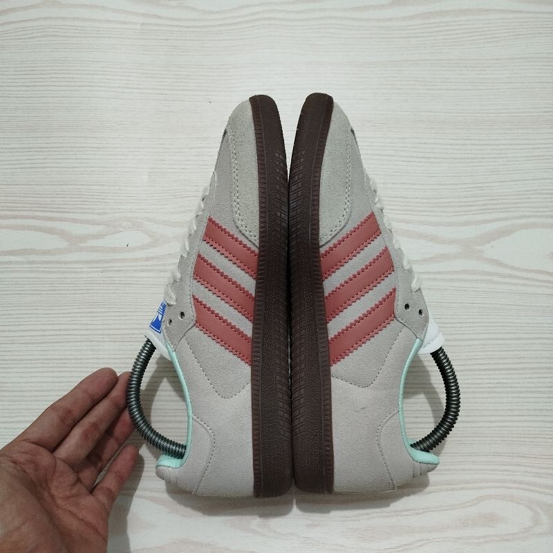 Adidas Casual Sneakers Pria pink gray, foto 2