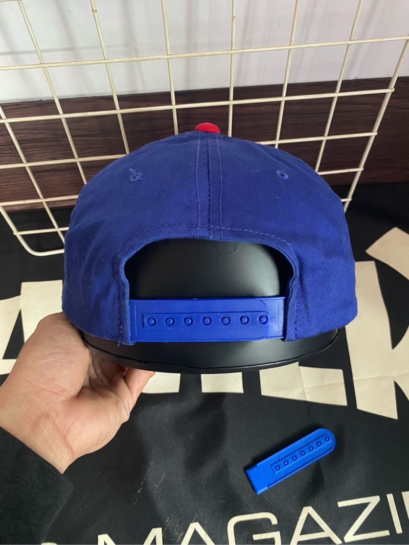 Vintage Hat Pria red blue, foto 4