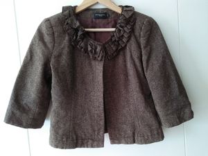 Executive Luxury Minimalist Blazer Wanita brown