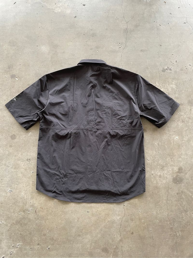 Gorpcore Grunge Casual shirt Pria black, foto 8