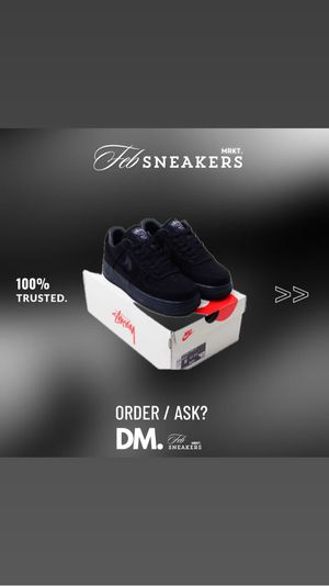Stussy Minimalist Casual Sneakers Pria black
