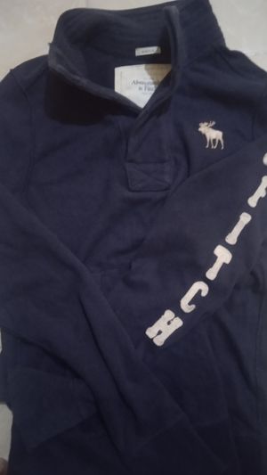 Abercrombie & Fitch Casual Track jacket Pria white navy