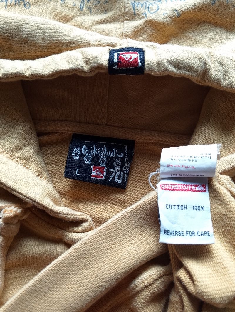 Quiksilver Casual Hoody Pria tan, foto 8