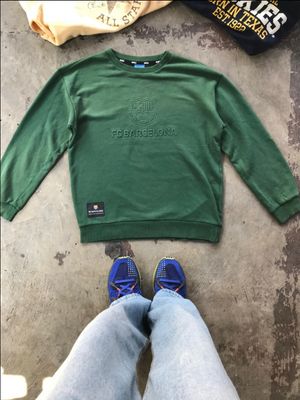 Custo Barcelona Sportswear Casual Sweatshirt Pria green