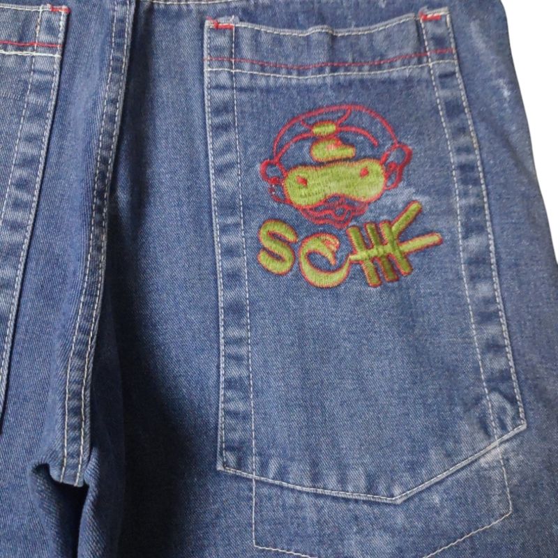 Y2K Skater Short Pria navy blue, foto 6