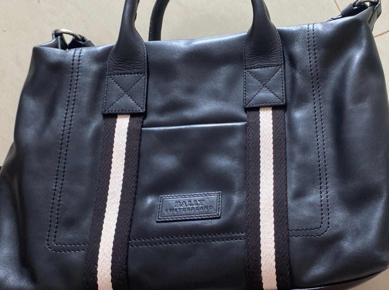 Bally Luxury Bag Pria black, foto 3