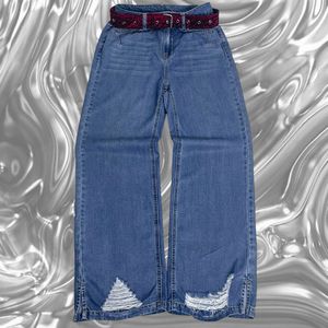 Japanese brand Y2K Emo Jeans Pria multicolor