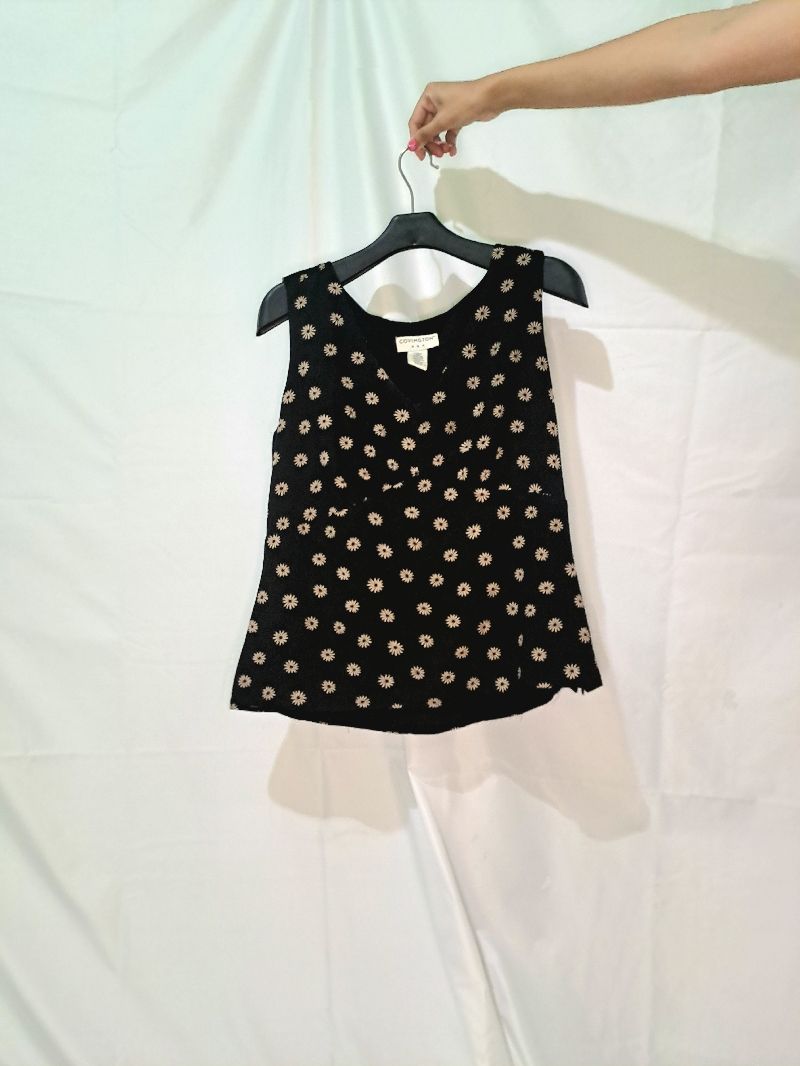 Casual Cami top Wanita black, foto 2