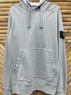 Stone Island Streetwear Sportswear Hoody Pria gray