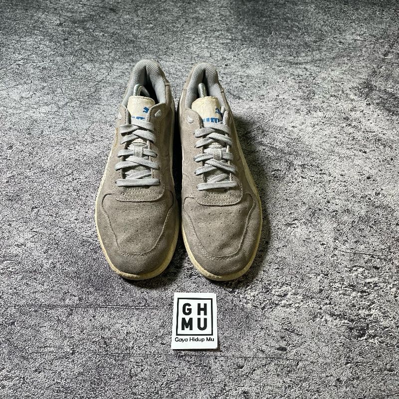 Puma Casual Sneakers Pria white tan, foto 4