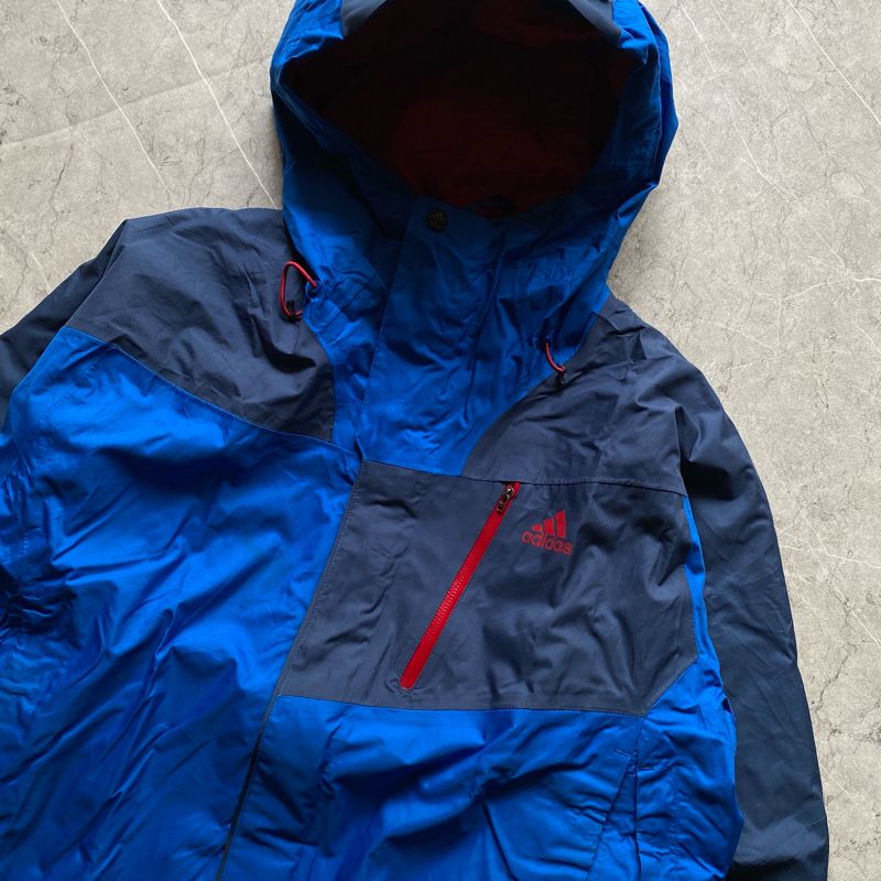 Adidas Gorpcore Windbreaker Pria blue, foto 3