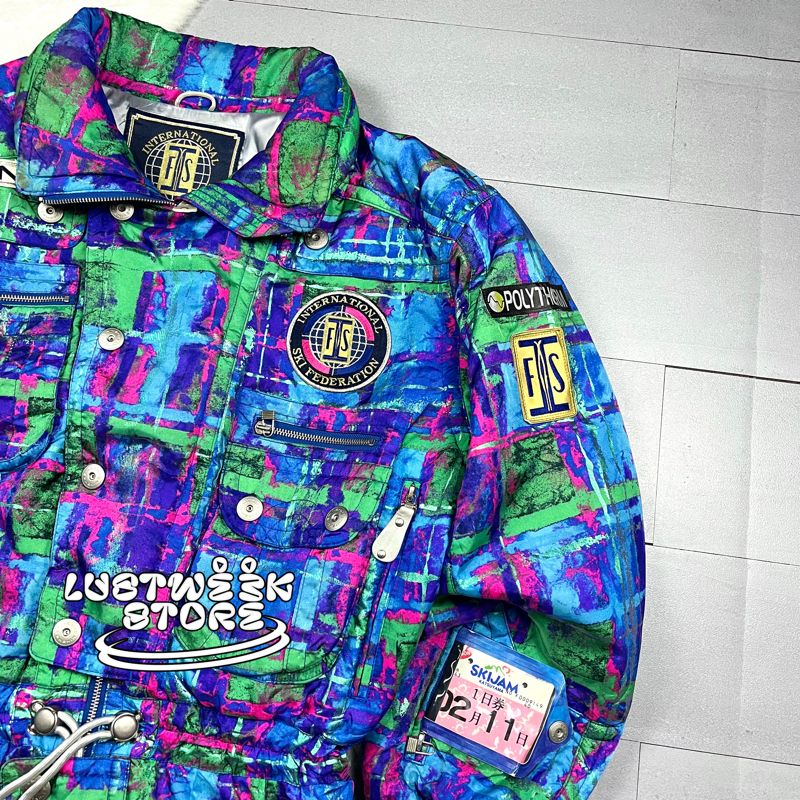 Phenix Vintage Puffer jacket Pria blue, foto 4