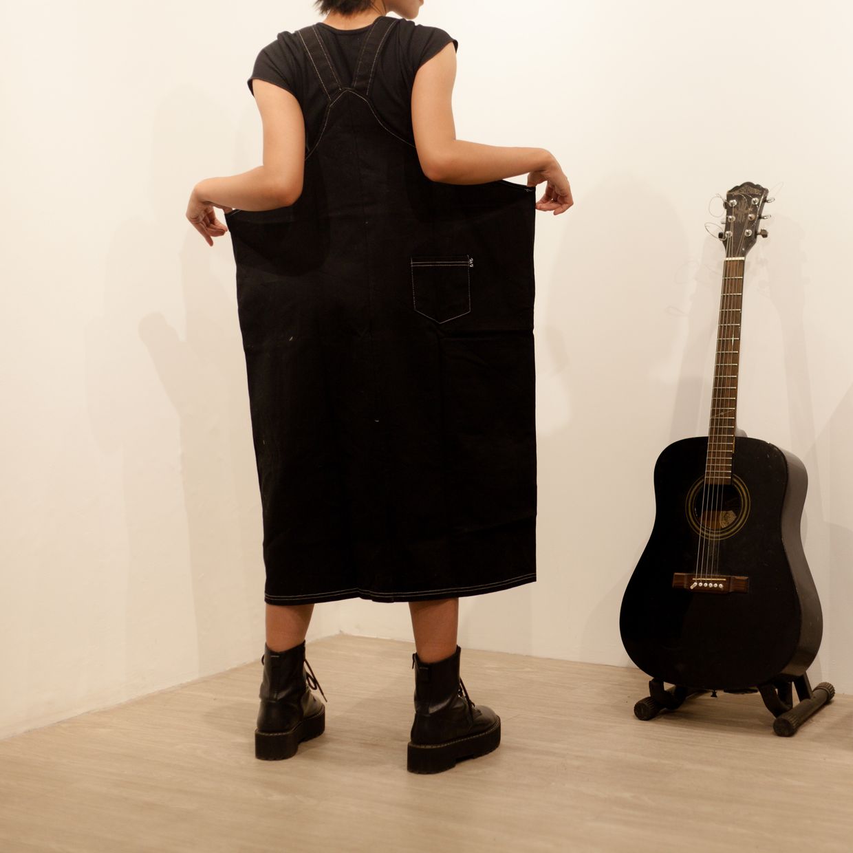 Black jumpsuit P : 106cm LD, foto 3