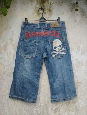 Batsu Studio Y2K Goth Short Pria blue