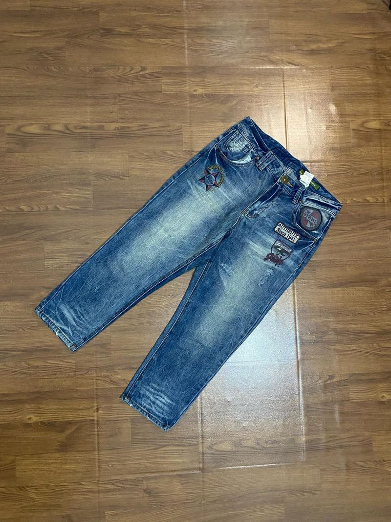 Jeep Biker Casual Jeans Pria multicolor, foto 2