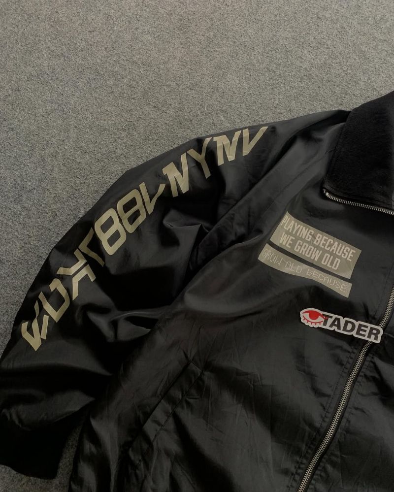 Streetwear Track jacket Pria black, foto 7