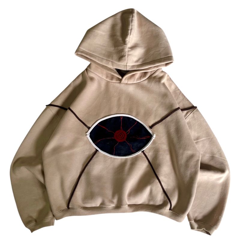 Y2K Reworked Hoody Pria tan, foto 3