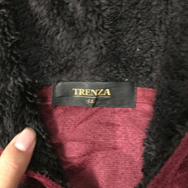 Grunge Goth Sweater Pria burgundy red, foto 5