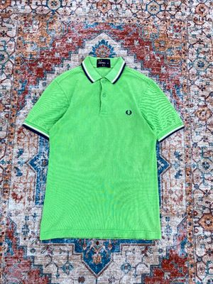 Fred Perry Y2K Casual Polo shirt Pria green