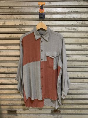 Dior Luxury Casual Formal shirt Pria brown gray