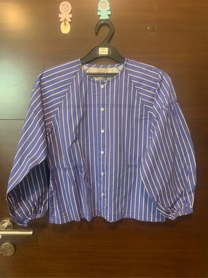 Minimalist Shirt Wanita blue