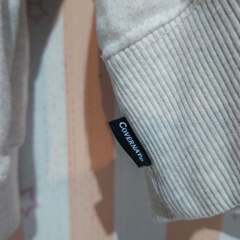 Covernat Casual Bomber jacket Pria white, foto 4